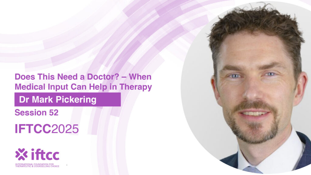Session 52 – Does this Need a Doctor? – When Medical Input can Help in Therapy